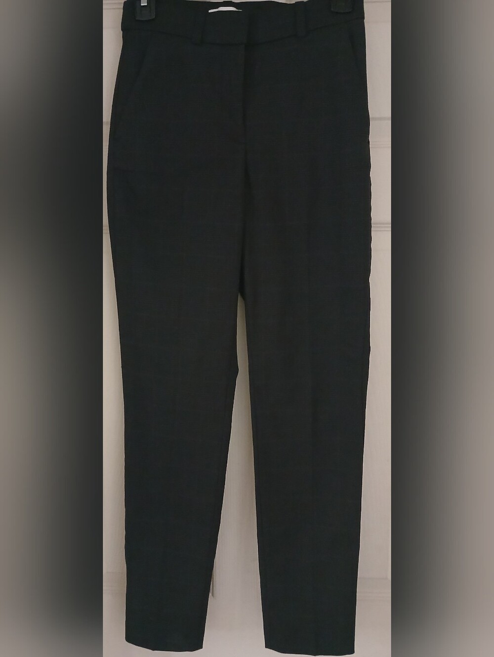 H&M Gray Straight-Leg Tailored Pants